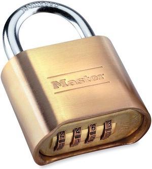 Master Lock 175D 2" Resettable Brass Combination Padlock