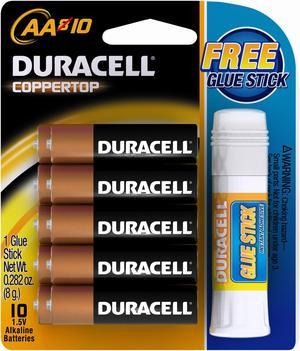 URACELL CopperTop 1.5V AA Alkaline Battery, 10-pack