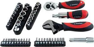 GREAT NECK SAW 50 Piece Ratchet Socket & Wrench Set