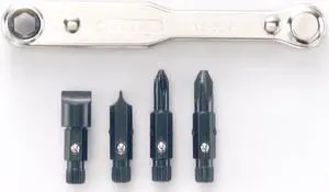 GENERAL TOOLS 5 Piece Slotted & Phillips Ratchet Offset Screwdriver Set