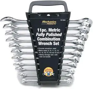 Wilmar W1062 11 Piece Full Polish Combination Wrench Set