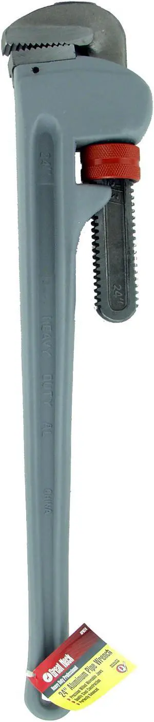 GREAT NECK SAW 24" Heavy Duty Aluminum Pipe Wrench