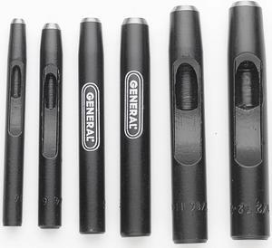 GENERAL TOOLS 6 Piece Steel Punch Set