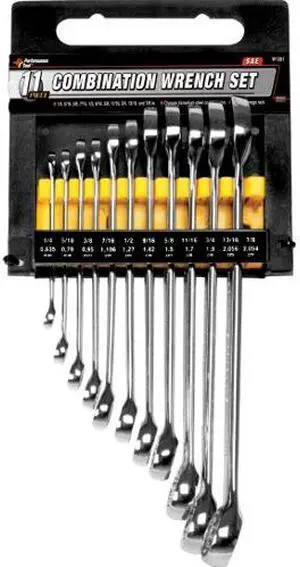 Wilmar Corporation Tools                 11 Piece Full Polish Combination Wrench Set