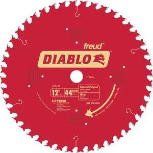 FREUD 12" 44T Diablo™ General Purpose Chop/Slide Miter Saw Blade FREUD 12" 44T Diablo™ General Purpose Chop/Slide Miter Saw Blade