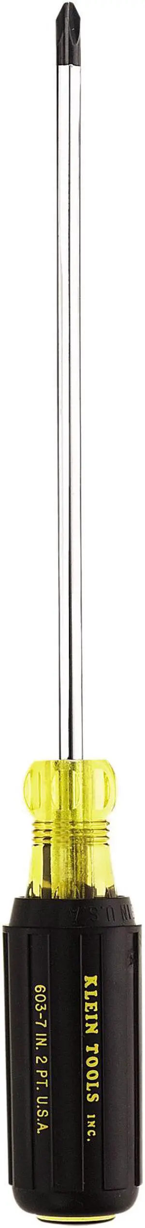 KLEIN TOOLS No. 3 Profilated® Philips Tip X 6" Round Shank Screwdriver