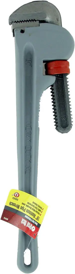 GREAT NECK SAW 18" Heavy Duty Aluminum Pipe Wrench