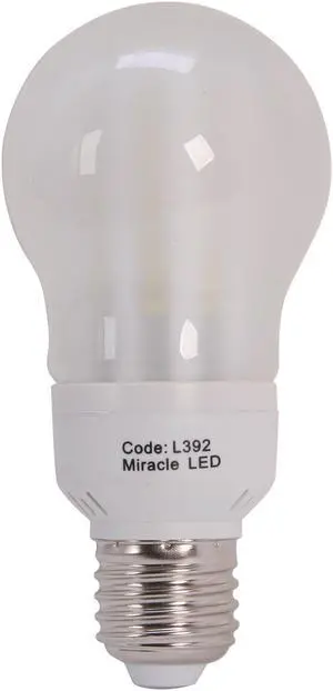 Miracle LED 605053 Un Edison 60W Equivalent Frosted Cool LED Bulb