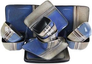 Elama Uptown Loft 16 Piece Dinnerware Set