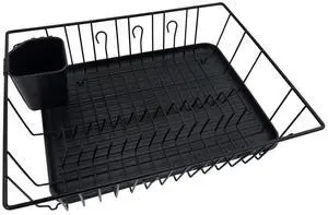 Better Chef 16-inch 3-Piece Dish Rack PVC-Coated Steel Large Drainer - DR-1602 Better Chef 16-inch 3-Piece Dish Rack PVC-Coated Steel Large Drainer - DR-1602