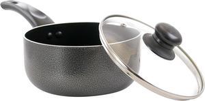 Better Chef 2-Quart Aluminum Saucepan With Glass Lid