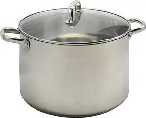 Oster Adenmore 16 Quart Stock Pot With Tempered Glass Lid