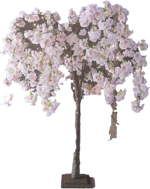 Small Pink Cherry Blossom Tree with 66 Warm White LED Small Pink Cherry Blossom Tree with 66 Warm White LED