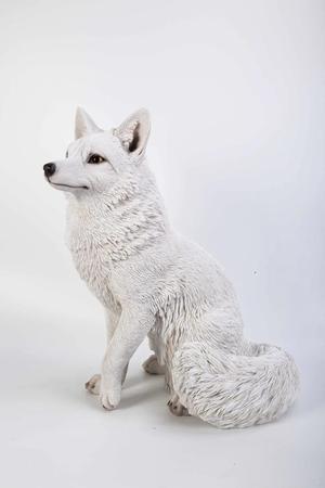 HiLine Gift Snow Fox Statue