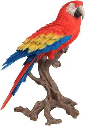 Hi-Line Gift Large Blue/Yellow Macaw Statue Hi-Line Gift Large Blue/Yellow Macaw Statue
