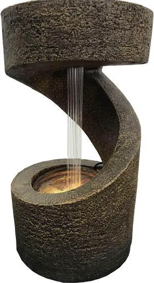 Hi-Line Gift LED Wodden Fountain Hi-Line Gift LED Wodden Fountain