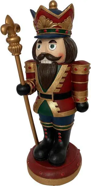Hi-Line Gift Wooden Finish Nutcracker - Small Hi-Line Gift Wooden Finish Nutcracker - Small