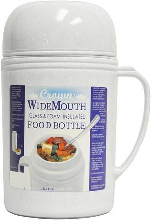 Brentwood 40oz Vacuum Insulated Food Jar, White