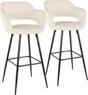 LumiSource Margarite Barstool - Set Of 2