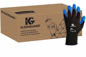 KleenGuard G40 Multi-Purpose Work Gloves - 9.44" Glove Length - Abrasion, Grease, Oil Protection - Nitrile Foam Coating - 9 Size Number - Large Size - For Right/Left Hand - 40227CT KleenGuard G40 Multi-Purpose Work Gloves - 9.44" Glove Length - Abrasion, Grease, Oil Protection - Nitrile Foam Coating - 9 Size Number - Large Size - For Right/Left Hand - 40227CT
