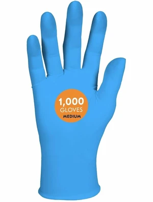 KleenGuard G10 2Pro Nitrate Gloves - 6 mil Thickness x 9.50" Glove Length - Medium Size - For Right/Left Hand - Nitrile - Blue - Touchscreen Capable -10 / Carton - 54422CT KleenGuard G10 2Pro Nitrate Gloves - 6 mil Thickness x 9.50" Glove Length - Medium Size - For Right/Left Hand - Nitrile - Blue - Touchscreen Capable -10 / Carton - 54422CT