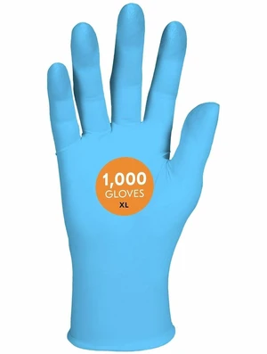 KleenGuard G10 Comfort Plus Blue Nitrile Gloves - 4 mil Thickness x 9.50" Glove Length - X-Large Size - For Right/Left Hand - Nitrile - Light Blue - Touchscreen Capable - 10 / Carton - 54189CT KleenGuard G10 Comfort Plus Blue Nitrile Gloves - 4 mil Thickness x 9.50" Glove Length - X-Large Size - For Right/Left Hand - Nitrile - Light Blue - Touchscreen Capable - 10 / Carton - 54189CT