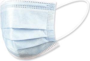 Boardwalk MS2000 Three-Ply General Use Face Mask, Blue, 50/Box, 40 Boxes/Carton