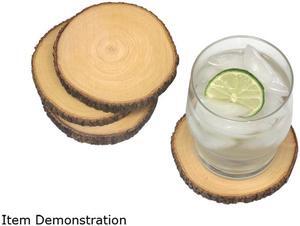 Lipper Acacia Tree Bark Coasters, Set of 4 Lipper Acacia Tree Bark Coasters, Set of 4