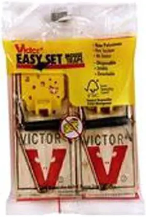 2 Count Easy Set Mouse Traps
