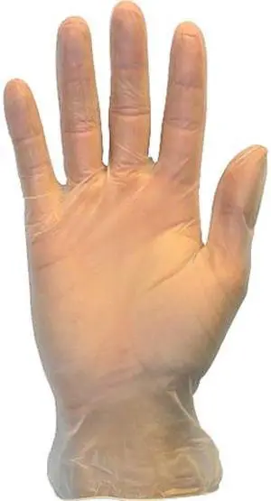 The Safety Zone GVP9XLHH Powder Free Clear Vinyl Gloves - X Large GVP9XLHH