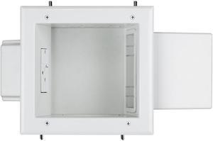 DATACOMM 45-0061-WH EXPANDABLE MEDIA BOX W/ DUPLEX SURGE SUPRESSOR