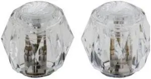 DELTA H41 Two Clear Knob Handle Kit