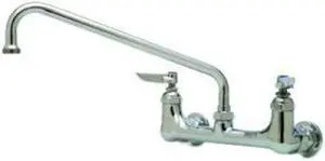 T&S Brass B-0231 8" Centerset Sink Mixing Faucet Swing Nozzle Chrome