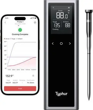 Typhur Sync One Smart Wireless Meat Thermometer Typhur Sync One Smart Wireless Meat Thermometer