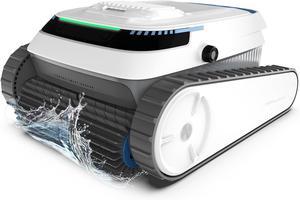 AIRROBO PC10 Cordless Robotic Pool Cleaner, Smart Navigation, Wall & Waterline Cleaning, Above Ground & Inground Pools up to 1829 Sq. Ft.