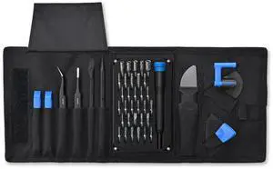 iFixit Pro Tech Go Toolkit, 32 Precision Driver Bits and other repair tools, ideal for electronics and everyday repairs