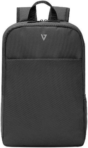 V7 16" Essential Backpack - Water Resistant - Black  CBK16-BLK