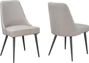 Brassex Celine Dining Chair - Set of 2 - Beige  (XA654 BEI)