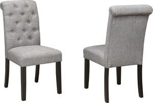 Brassex Tinga Dining Chair - Set of 2  - Grey  (638-22 GR)