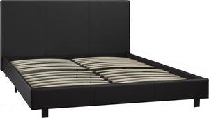 Brassex Queen Platform Bed - Black  (3032 Q BLK)