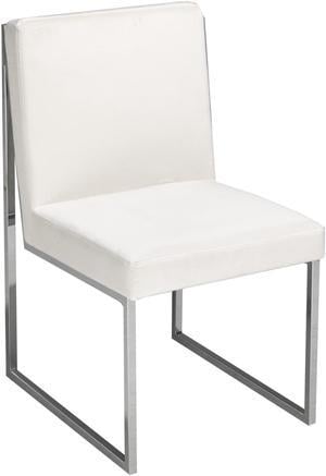 Brassex Barton Dining Chair - Set of 2 - White  (3656-CF WH)