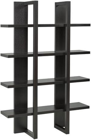 Brassex Multi-Tier Bookcase - Dark Cherry  (18005)