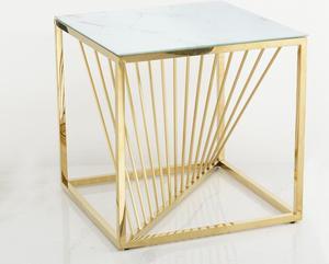 Brassex Kingston Side Table - Gold  (STC-010-C)