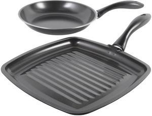 Gibson Home Westleton 2pc Cookware Set Black