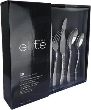 Gibson Overseas Ambassador Stainless Steel 20-Piece Flatware Set