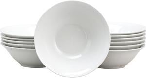 Gibson Overseas Noble Court 7 in. Bowl in White