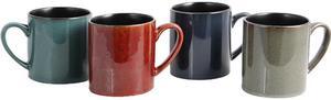 Gibson Home City Loft 20 Mug Set, Set of 4 Assorted