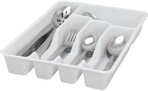 Gibson Overseas Basic Living Aston 45-Piece Flatware Set with Plastic Tray