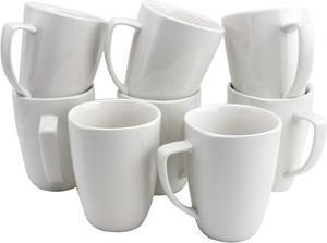 Gibson Home Color Cafe 13 Piece Espresso Mug and Saucer Set with Metal Rack  in Assorted Colors