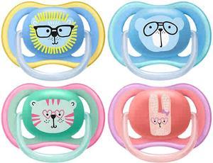 Philips Avent Ultra Air Pacifier, 18+ Months, Various Colors, 2-pack, SCF349/13